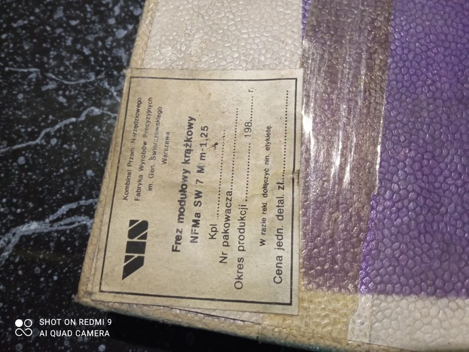 Frezy modułowe krążkowe NFMa SW 7 M m-1