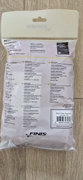 Worek na trening pływalnie Finis Mesh Gear Bag
Zamiennik/inny