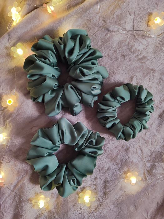 Scrunchie do włosów Maxi Szałwia