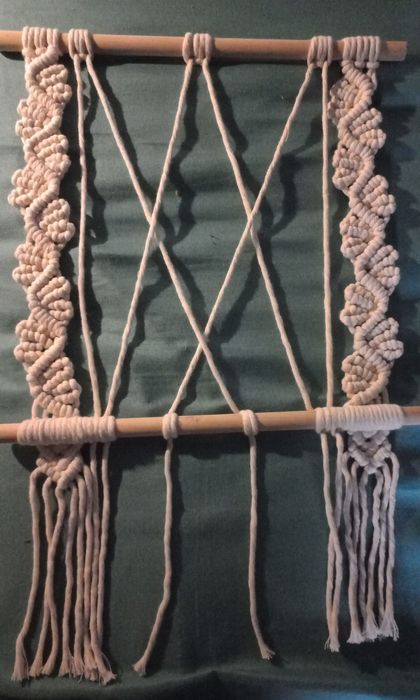 Moldura em Macramé