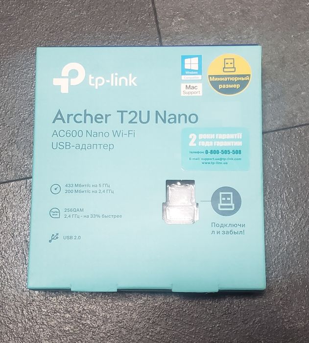 Tp-Link Archer T2U Nano AC600 Wi-Fi