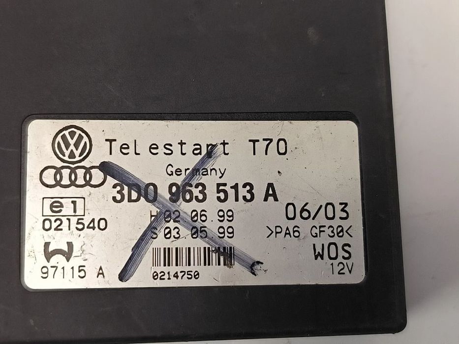 moduł sterownik webasto vw audi 3d0963513a telestart t70