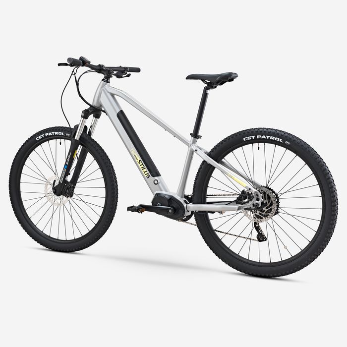 Bicicleta BTT Elétrica Semirrígida STILUS Off Road Cinzento-claro