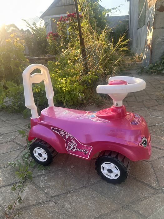 Дитяча машинка каталка мікрокар Orion рожева