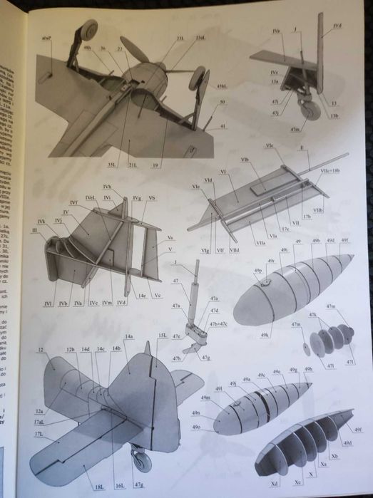 Focke- Wulf FW 190A- 8, model kartonowy, 1:33, Answer, nowy