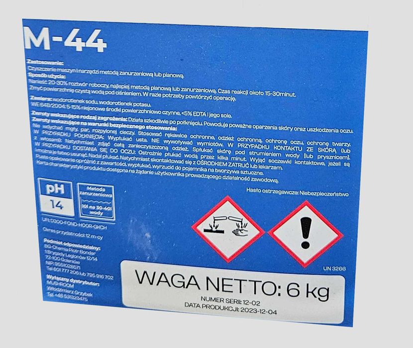 Płyn do czyszczenia pił i narzędzi M-44 MUSHROOM-44 6L