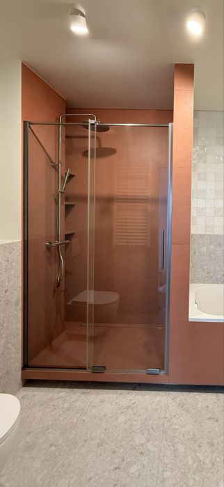 Gres płytki APE ARGILLAE CORAL RECT 60x120 terakota ceglane imitacja betonu w kolorze pomarańczowobrązowym matowe pomarańczowe rude