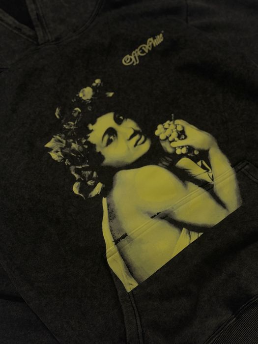 Худі Off-White темно сірого кольору М розмір