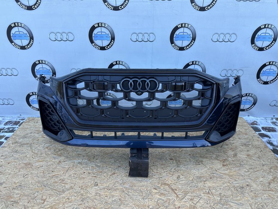 Передній бампер S-Line Audi Q8 4M8 Rest LX5H Бампер передній s-line  Рестайлінг Ауді ку8