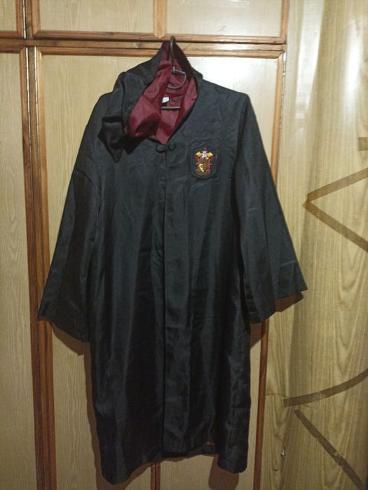 Карнавальный плащ мантия Гарри Поттера Гриффиндор  взрослый размер L