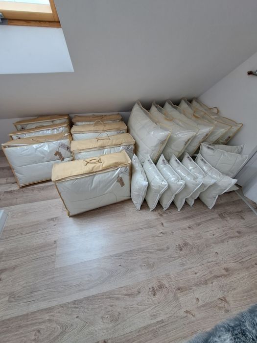 Kołdry, poduszki z runa alpak