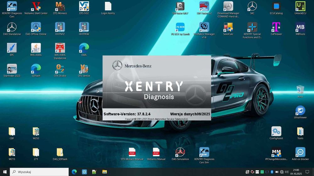 ZESTAW DIAGNOSTYCZNY MB Star Xentry DAS C4 Mercedes Benz Serwisowy