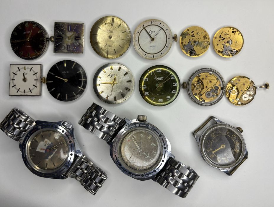 Механизмы ссср. Циферблат луч.Запчасти к часам ссср. Ракета/полет/луч