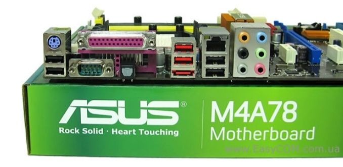 материнська плата Asus M4A78 AM2+ + проц + озу