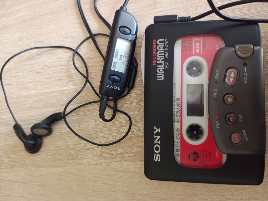 Касетний плеєр sony walkman wm-rx707