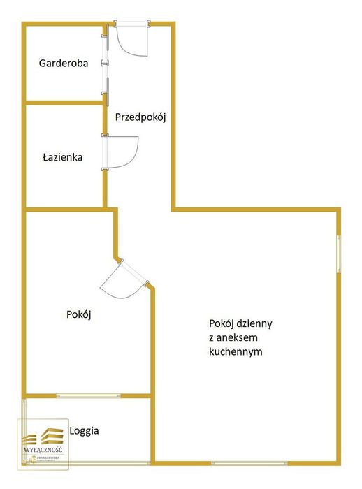 Dwupokojowe mieszkanie Kryształowa Węglinek