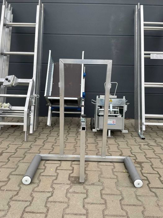 Winda drabina dekarska niemiecka SIMPLEX STI 250 kg 18m Geda Bocker Steinweg wciągarka dachówki dekarstwo