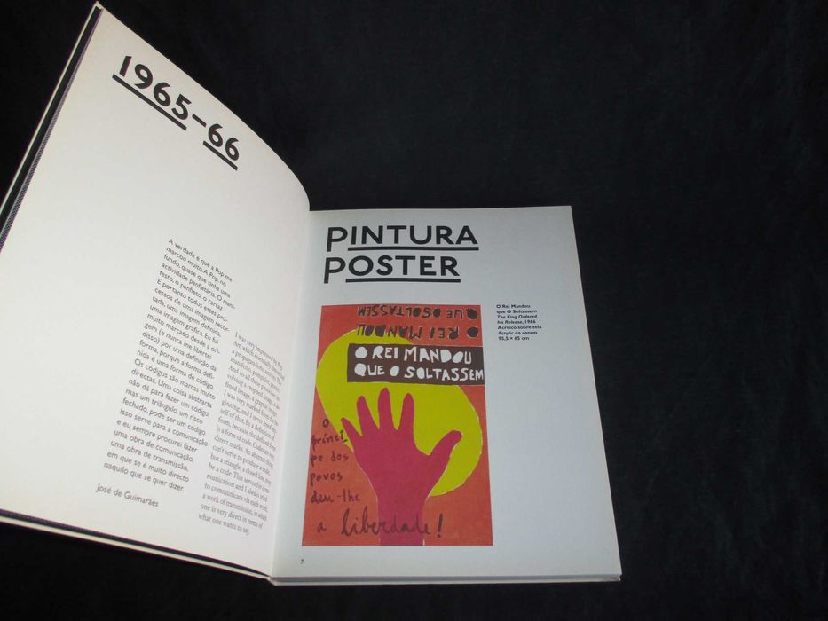 Livro P de Pop Pintura e Poster José de Guimarães