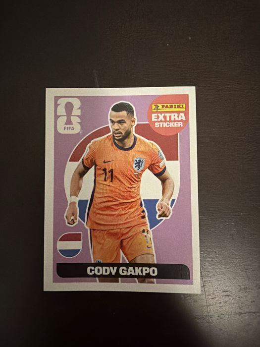 Cody Gakpo Purple Panini FIFA World Cup 2026 Extra Sticker