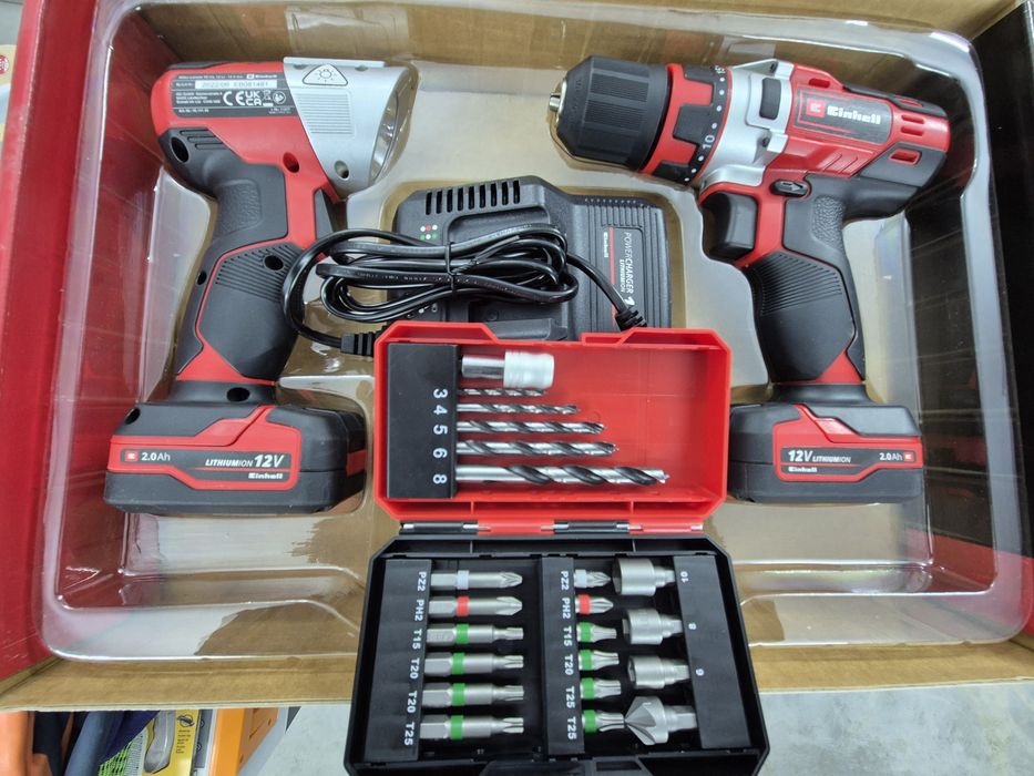 Шуруповерт+ліхтарик  Einhell