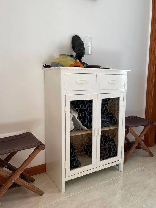 Móvel madeira maciça Branco