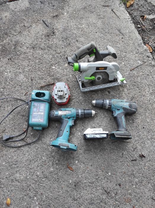 Makita wkrętarki+ dodatki