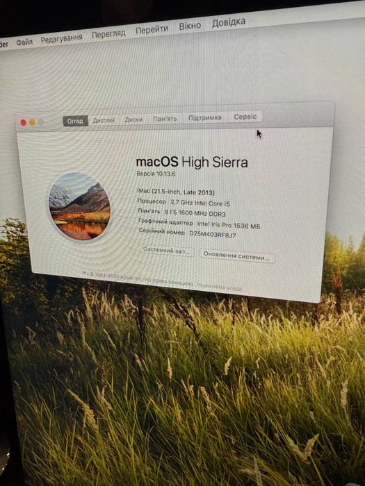 iMac (21.5-inch, Late 2013) Аймак 8GB/1Tb