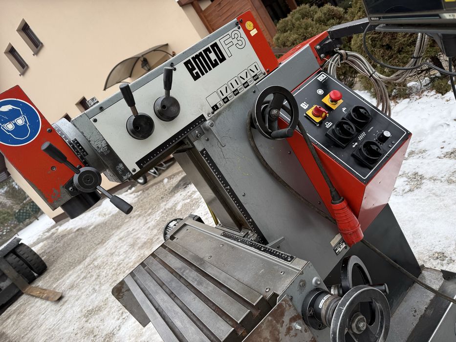 Frezarka narzedziowa do metalu Emco Fb 3 odczyty Mitutoyo z Niemiec