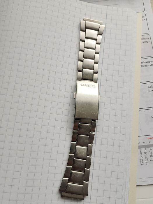 Bransoleta do zegarka casio