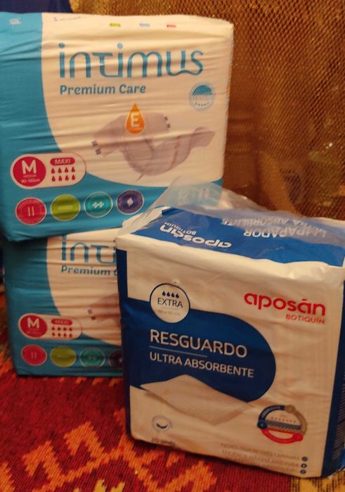 24 Fraldas Intimus MAXI Premium Care Slip - M