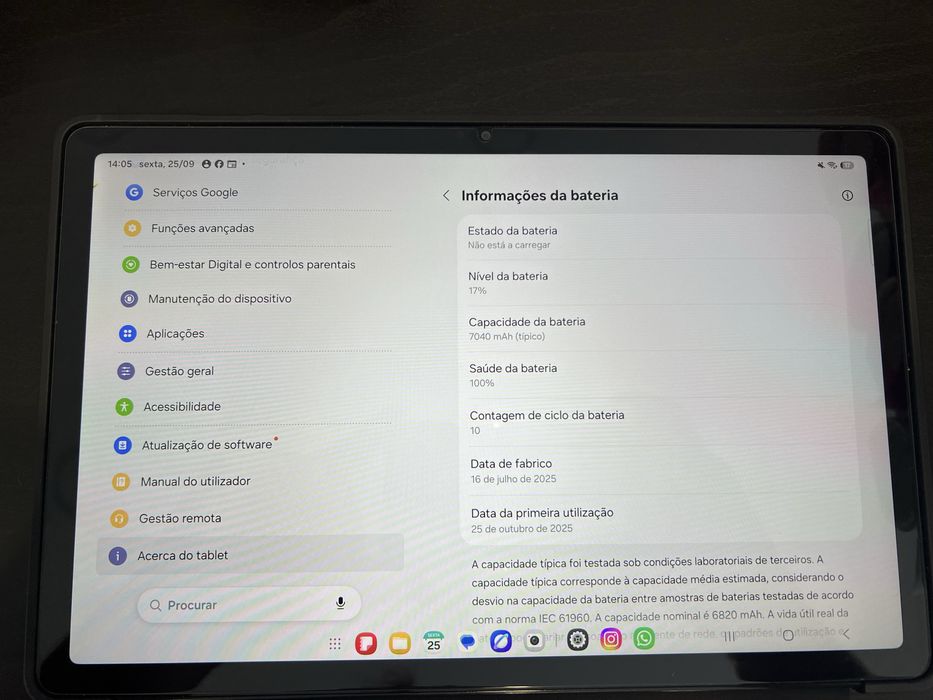 Tablet Samsung Galaxy Tab A9+ 128gb 6gb