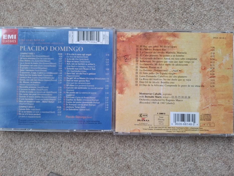 5 CDs de cantores líricos