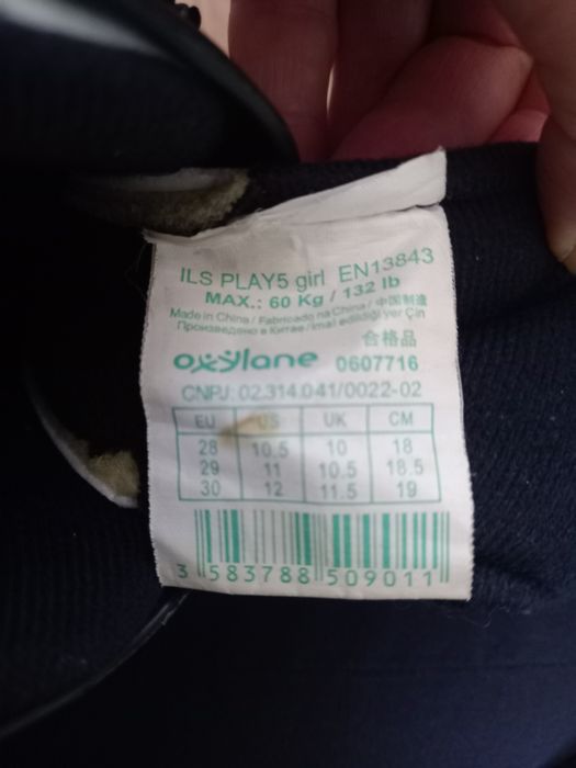 Rolki Oxelo r. 28-30 + ochraniacze