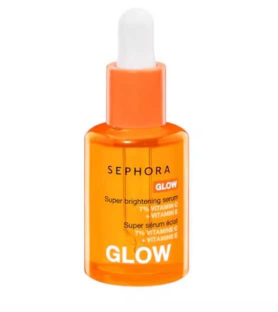 Sephora GLOW - Superserum rozświetlające z 7% witaminy C i witaminą E.