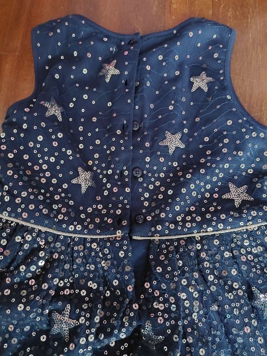 Vestido azul 6/7 anos