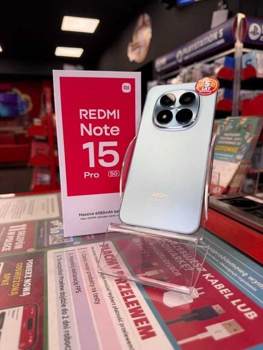 Telefon Redmi Note 15 Pro 5G (8GB + 256GB) Niebieski