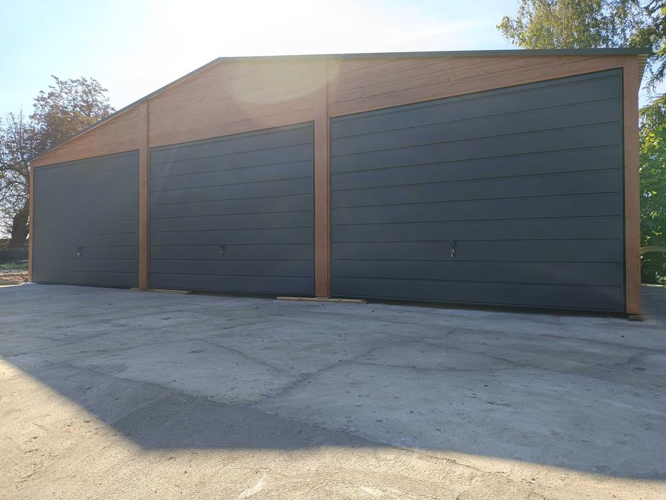 Garaż blaszany garaż blaszak garaże  profil  9*6 7*5 PARCZEW