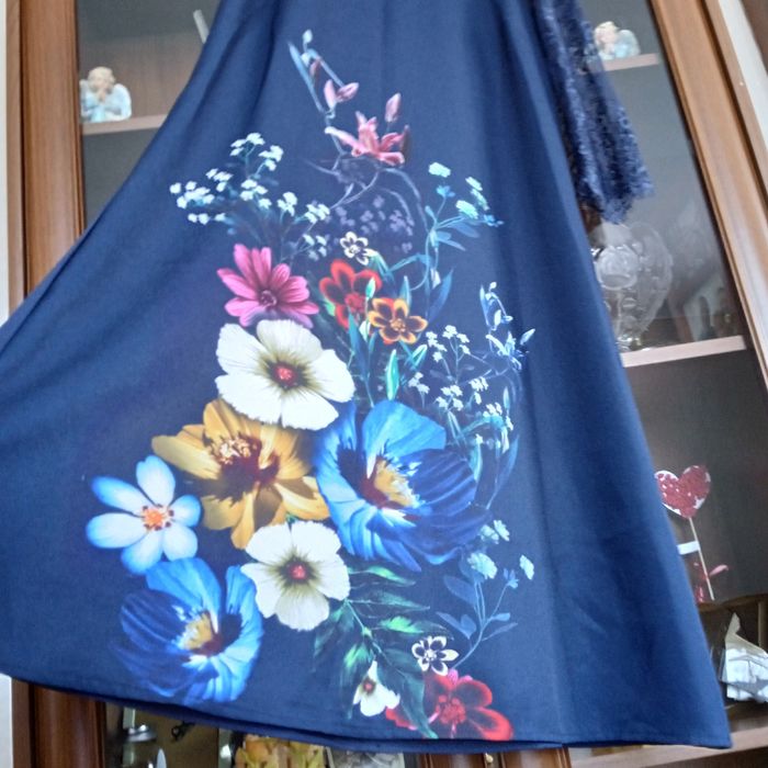 Little Mistress letnia wyjściowa sukienka MIDI r M stan bdb