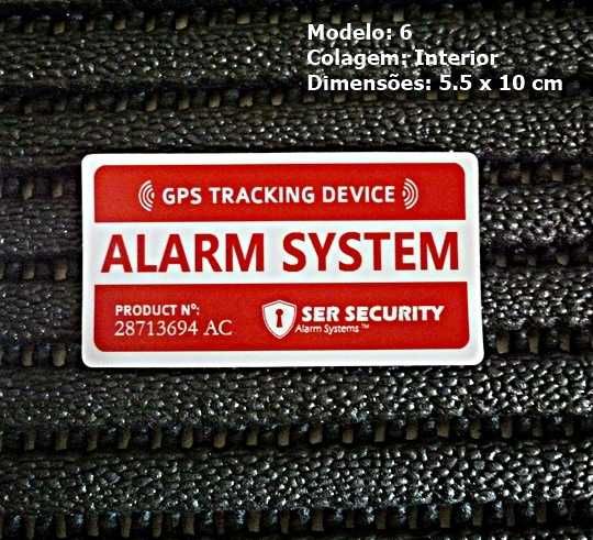 Autocolantes Alarme