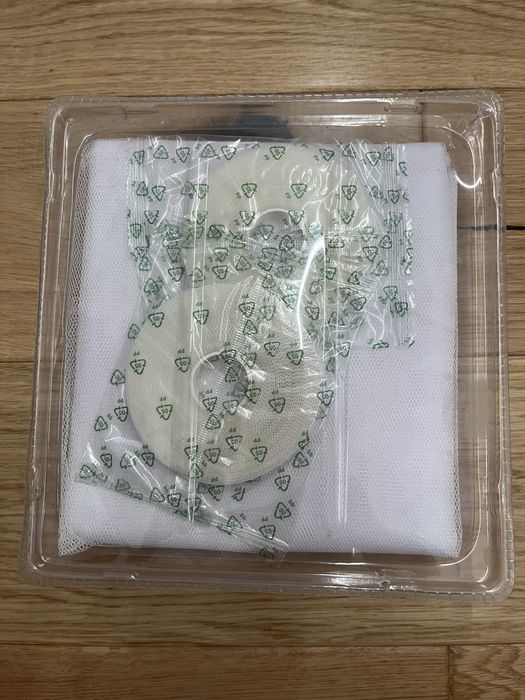 Biała siatka moskitiera na okno nowa 130x150