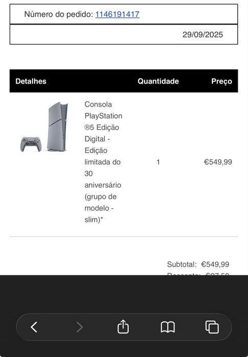 PS5 30 Anos -  Selada com garantia