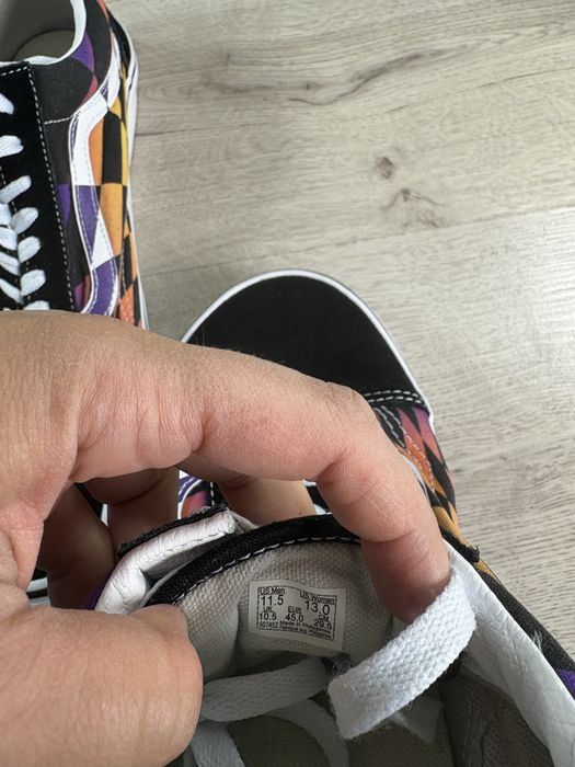Vans чоловічі кросівки 45 розмір