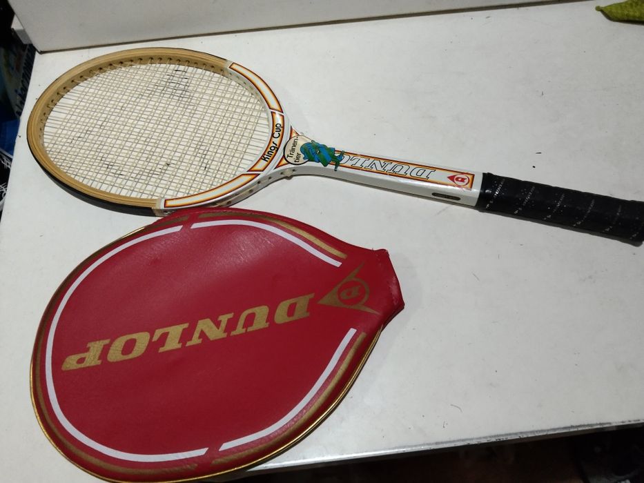 Stara rakieta tenisowa DUNLOP drewno