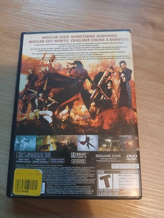 Final Fantasy VII 7 Dirge of Cerberus PS2 NTSC Import