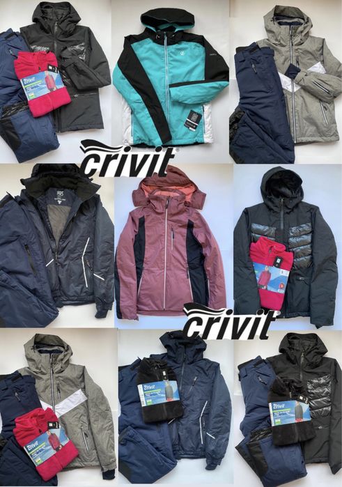 Демисезонная куртка жіночий лижний костюм Crivit женская термо  S M L