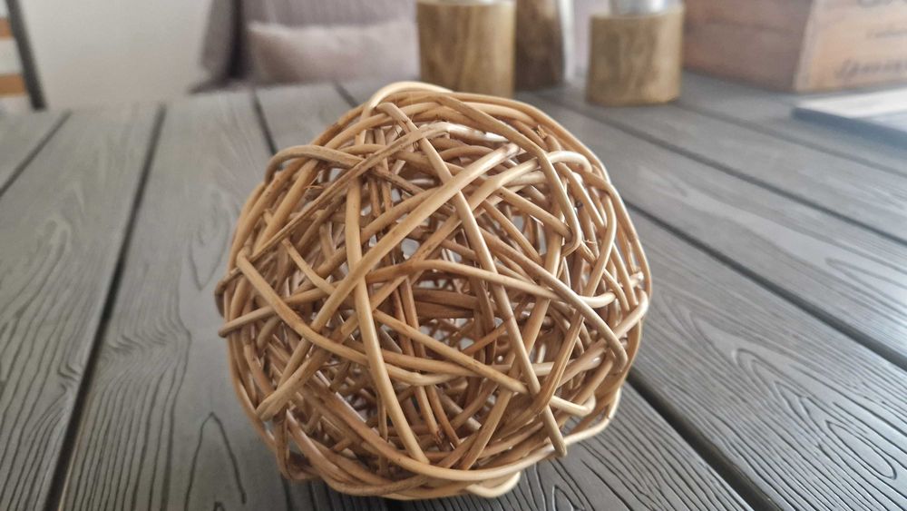Bola de decoração natural 10 x10 cm
