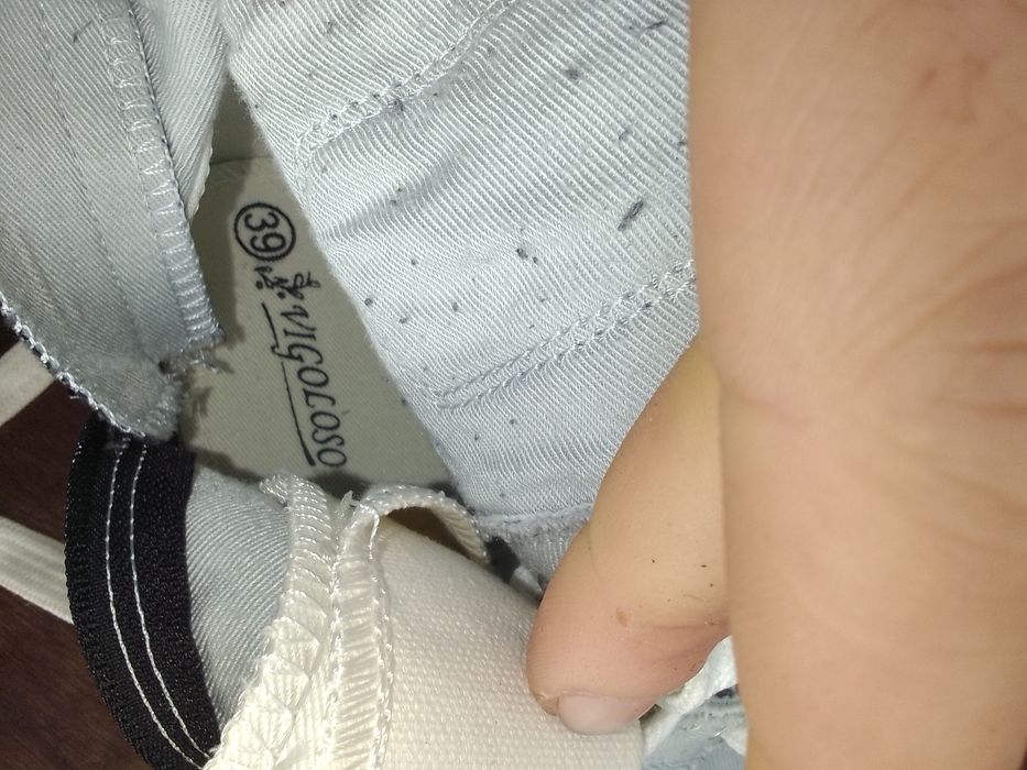 Coleção de sapatilhas de ganga