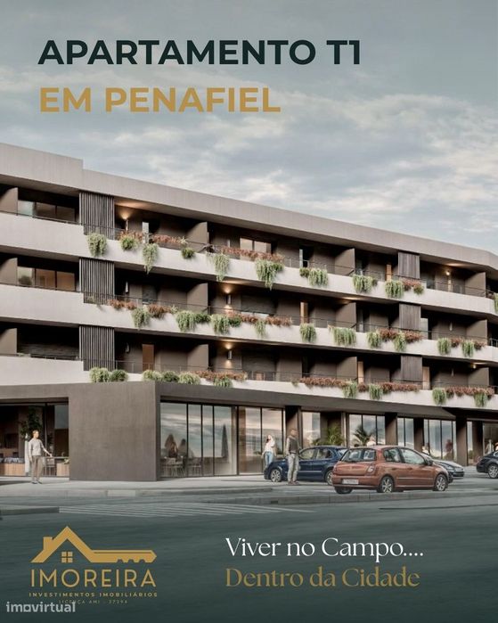 Apartamento T1 em Penafiel. Viver no campo sem sair da cidade — Penafiel, Porto