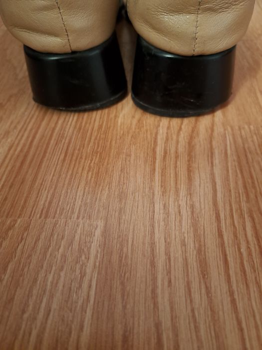 Buty damskie mokasyny beżowe r.38