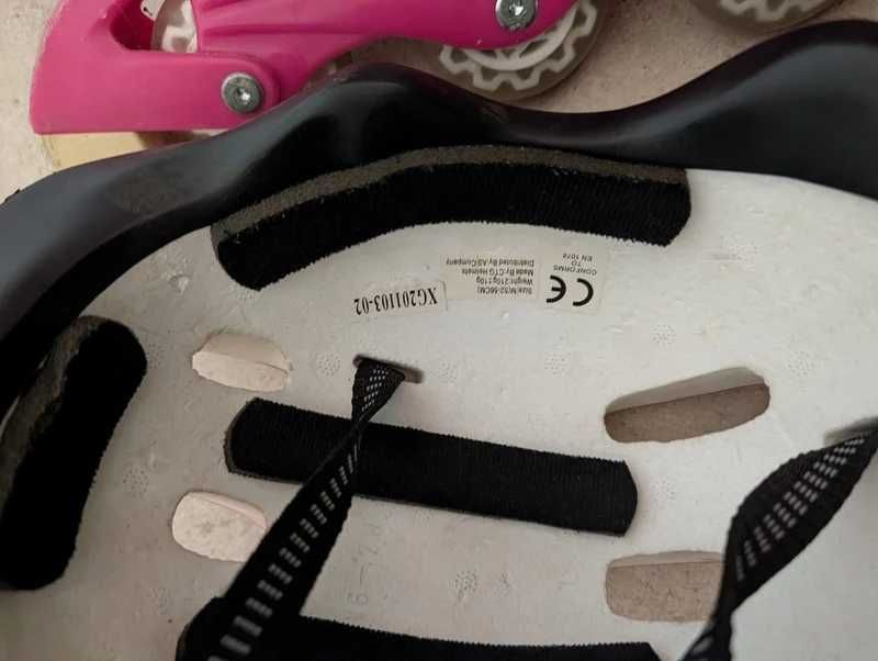 Conjunto de Patins Nº36+ Capacete